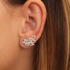 Brinco Ear Cuff Lua de Prata (PP)