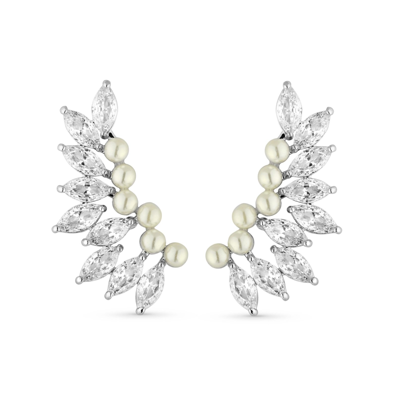 Brinco Ear Cuff Carol Pérolas