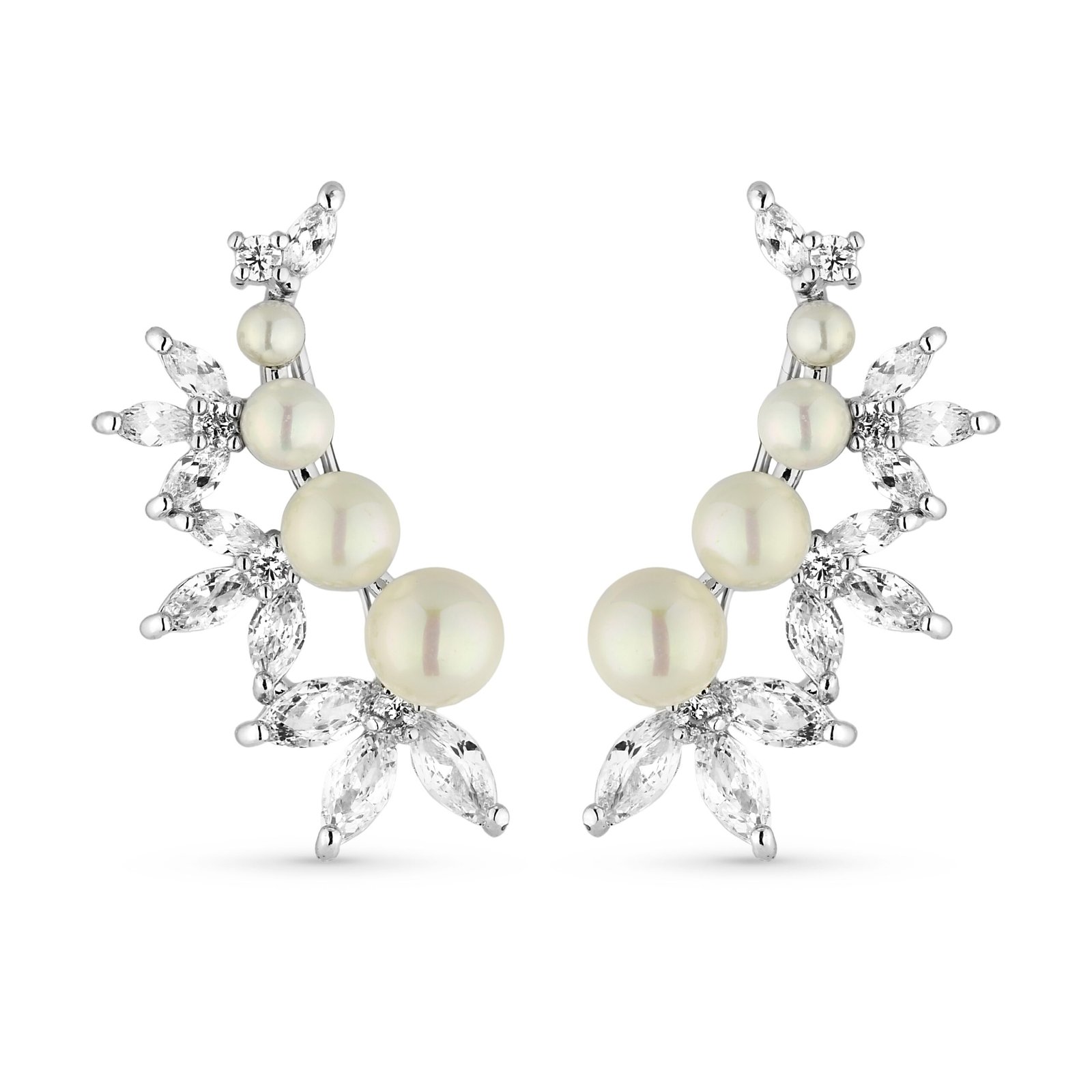 Brinco Ear Cuff Asas | Ródio