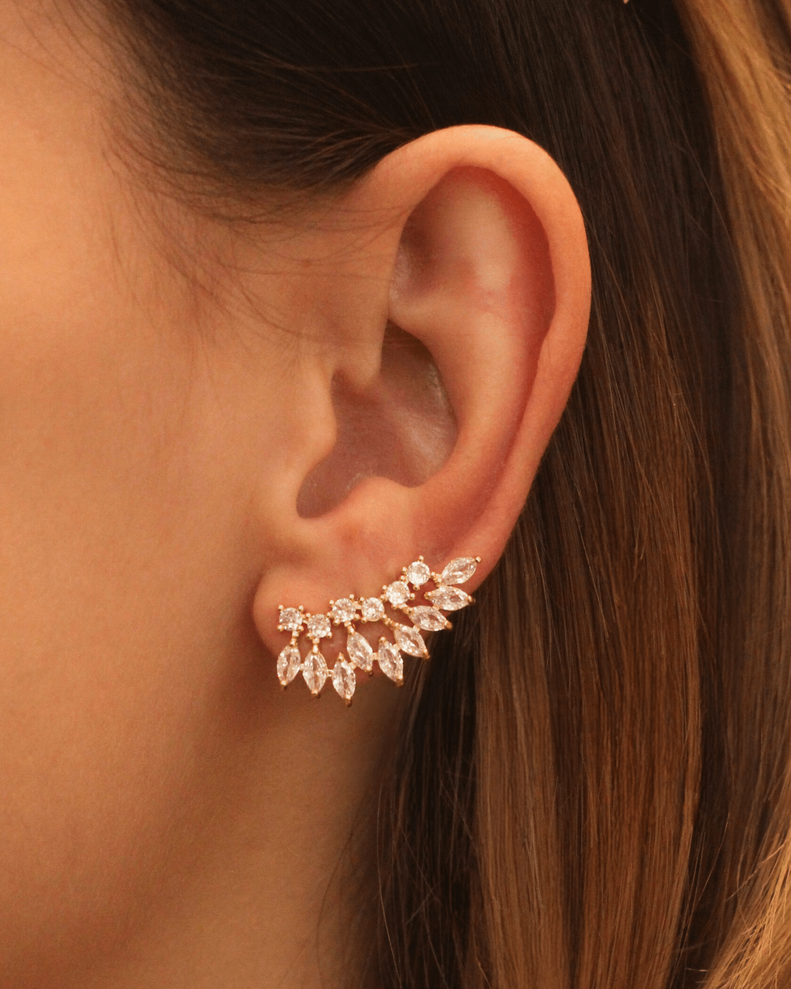 Brinco Ear Cuff Carol (P) | Ouro