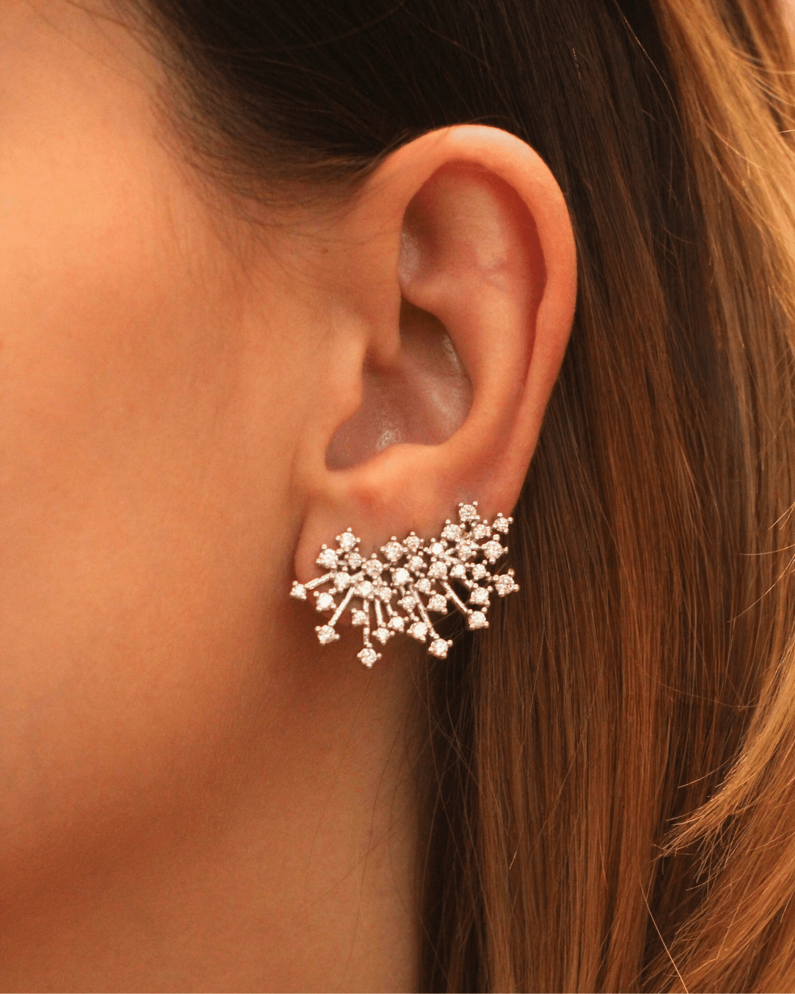 Brinco Ear Cuff Brilho Eterno