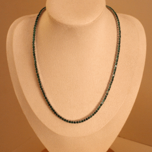 Colar Riviera Verde Esmeralda | 4 pontas
