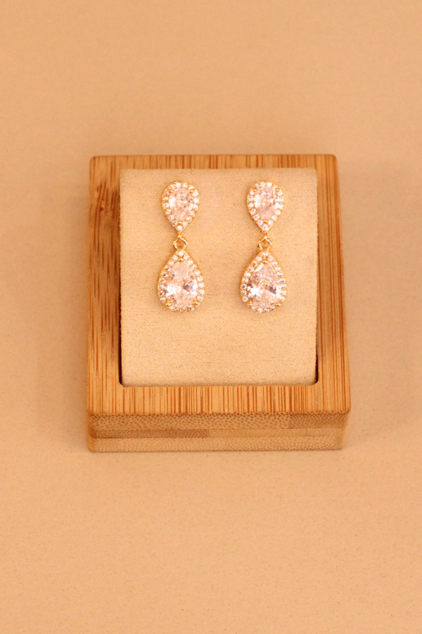Brinco Duo Gotas | Ouro - Imagem 2