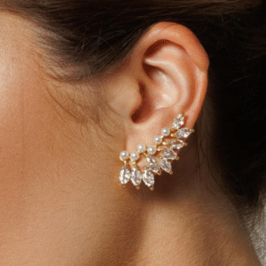 Brinco Ear Cuff Carol Pérolas | Ouro
