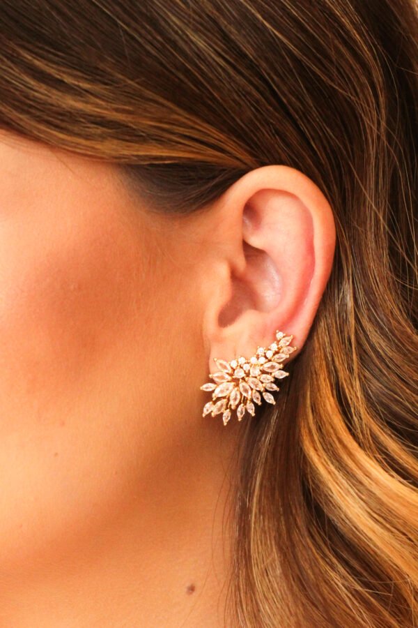 Brinco Ear Cuff Luxury II Ouro - Image 2