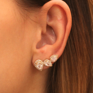 Brinco Ear Cuff Gotas | Ouro