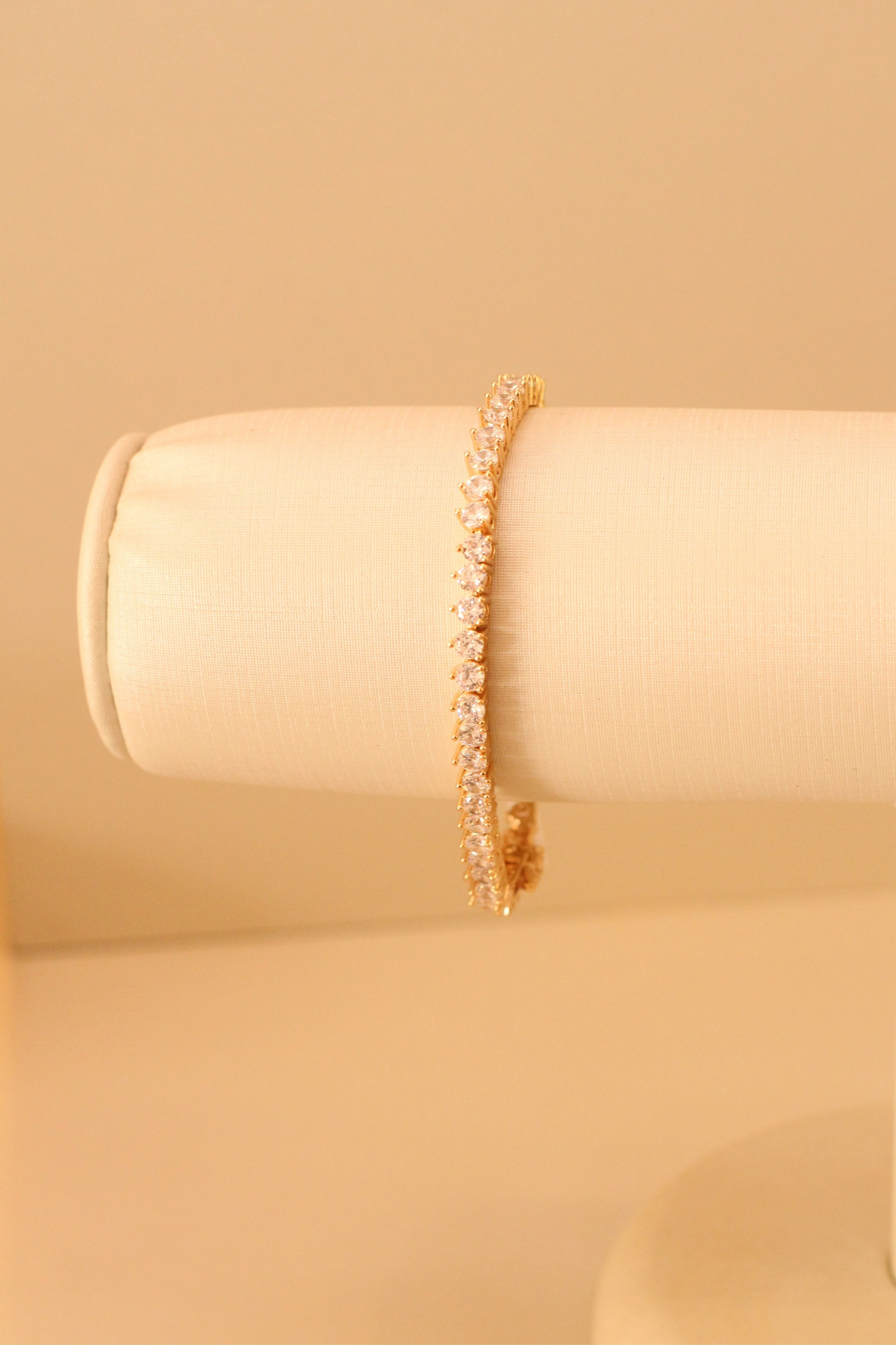 Pulseira Riviera Rígida | 3mm | Ouro
