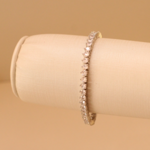 Pulseira Riviera Rígida | 3mm | Ródio