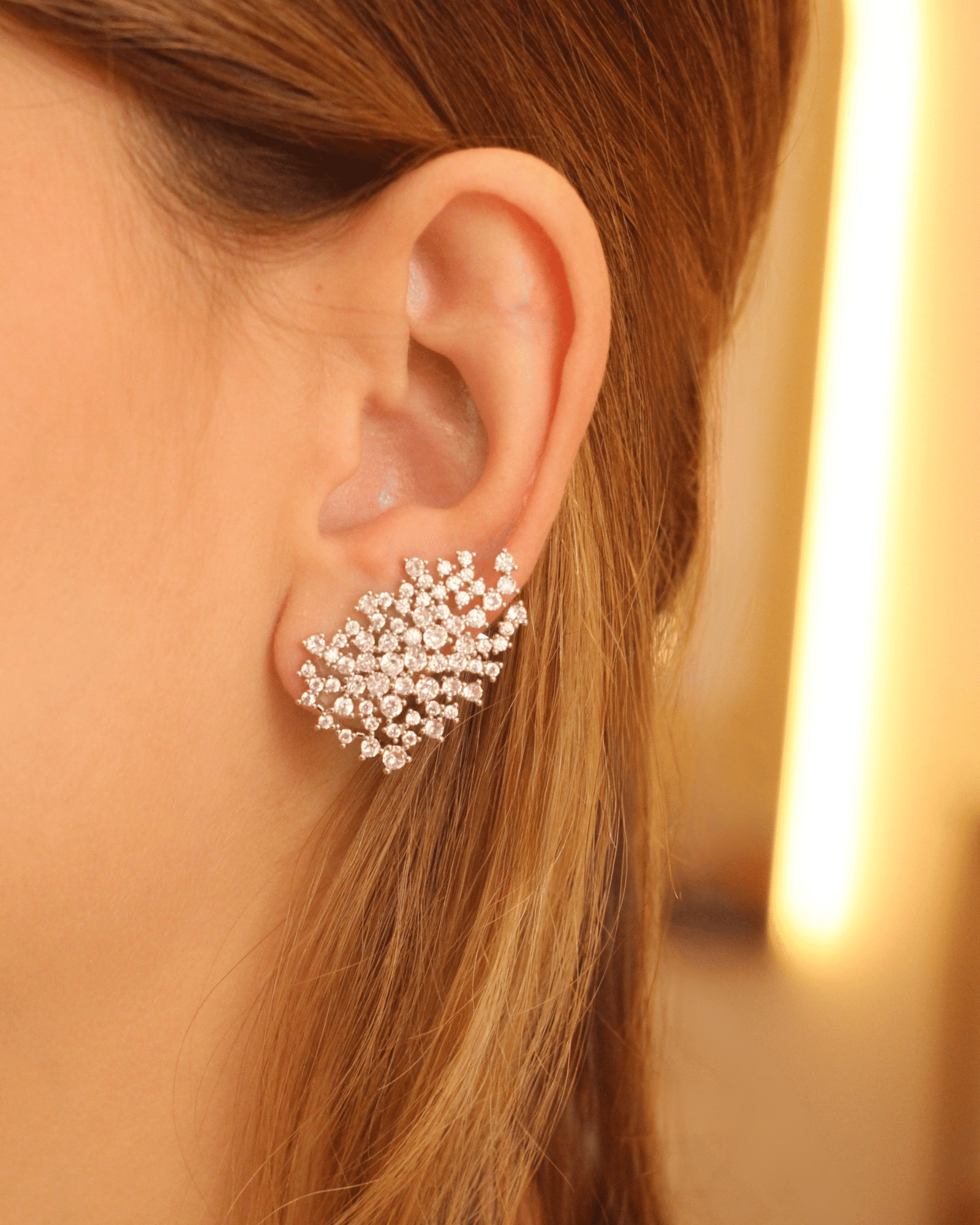 Brinco Ear Cuff Lotus