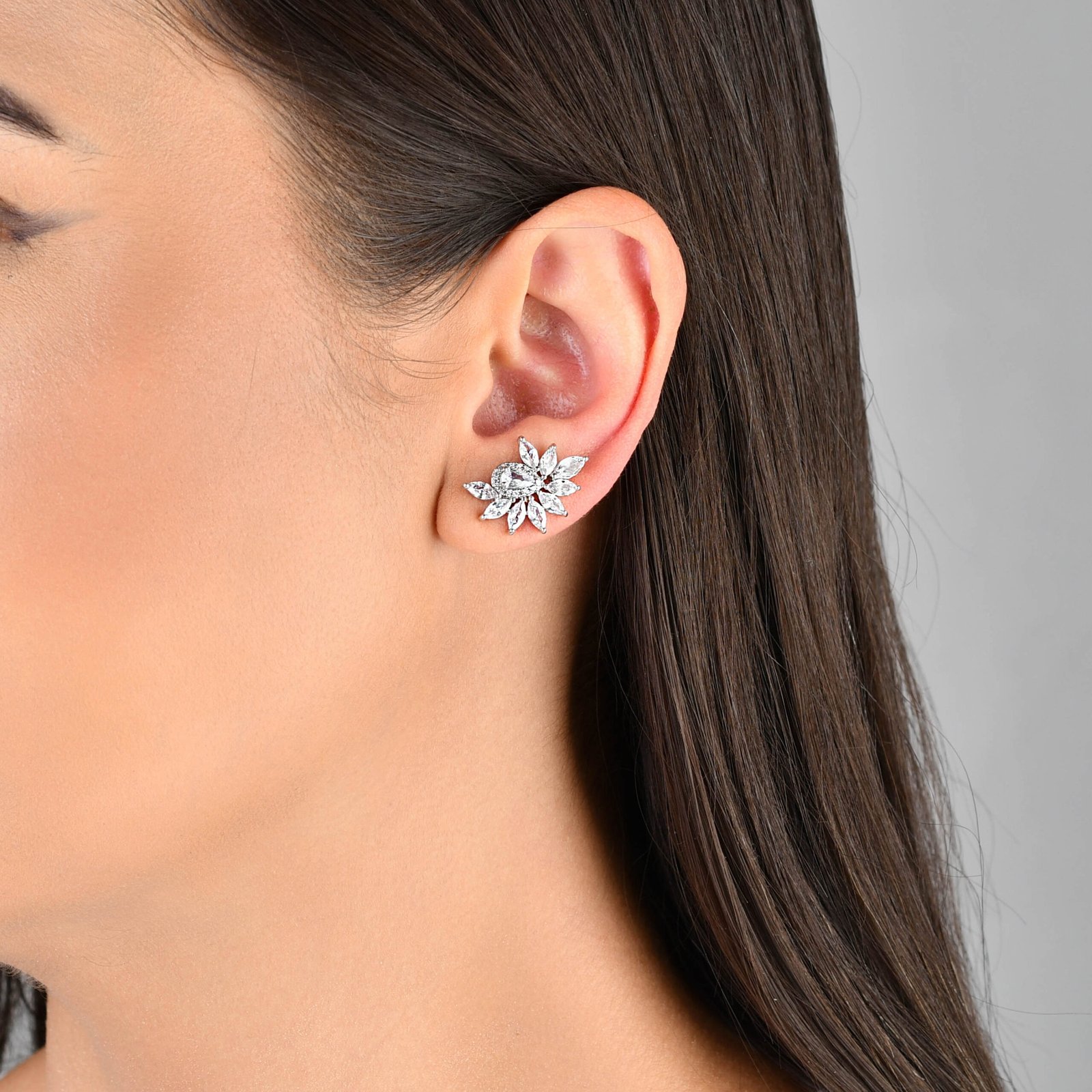 Brinco Ear Cuff Princess | Ródio