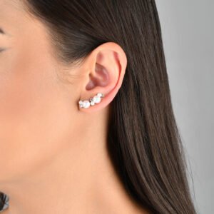 Brinco Ear Cuff Gracie Pérolas II