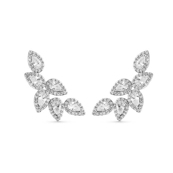Brinco Ear Cuff Star Gotas | Ródio - Imagem 2