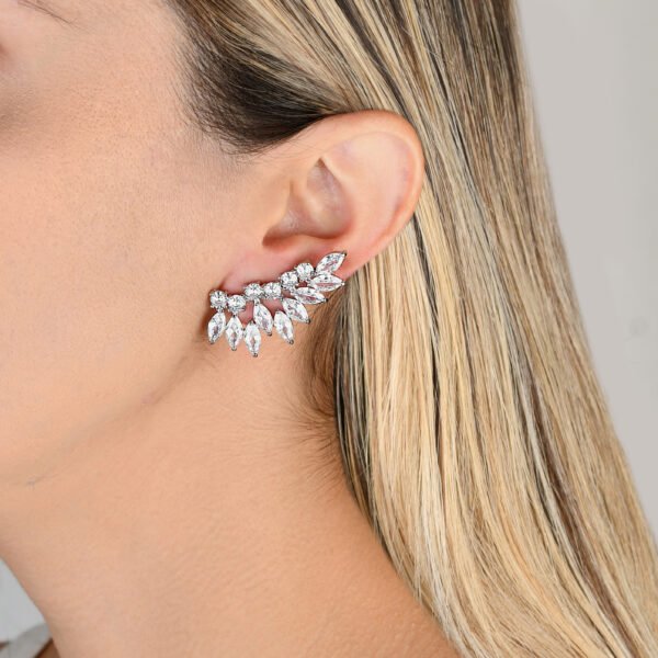 Brinco Ear Cuff Carol Zirconias