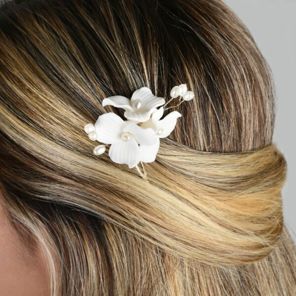 Pente Flores Lila