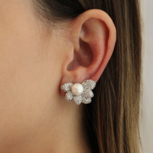 Brinco Ear Cuff Gardênia